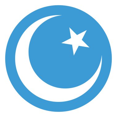 Ay yıldızı için Ramazan simgesi.