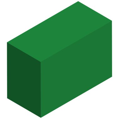 Libya Ulusal Bayrağı - Isometric 3D yorumlama.