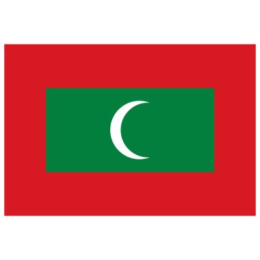 Maldivler 'in Ulusal Bayrağı - Düz Renk simgesi.