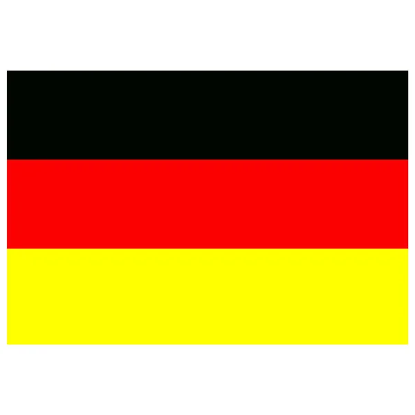 Nationalflagge Von Deutschland Flachfarbiges Symbol — Stockvektor