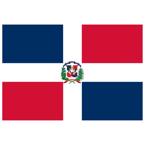 도미니카 공화국의 색상의 아이콘 — 스톡 벡터