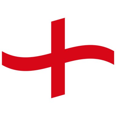 İngiltere Ulusal Bayrağı - Düz renk simgesi.