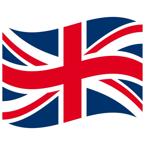 Büyük Britanya Ulusal Bayrağı - Düz renk simgesi.