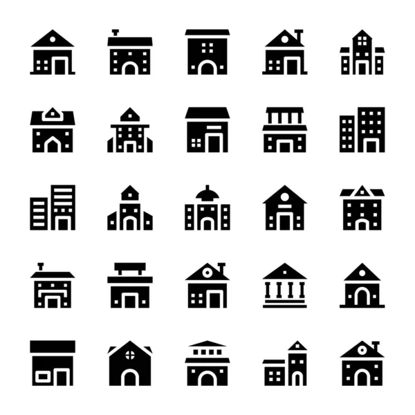 建筑用的象形文字 — 图库矢量图片