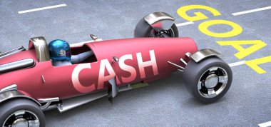 Cash 'in değer kazanma ve hayatta ve iş hayatında başarı elde etmede önemli rol oynadığını gösteren bir metafor olarak resmedilen Cash, hedeflere ulaşmada yardımcı olur.