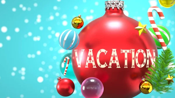 Vacanze Festività Natalizie Nella Foto Come Astratto Sfera Ornamento Natale — Foto Stock