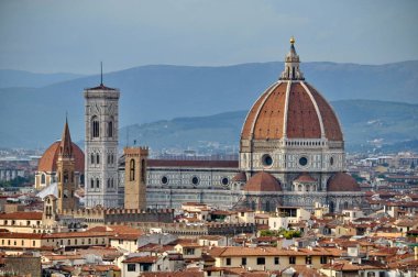 Floransa, İtalya 'da Santa Maria del Fiore Katedrali (Çiçeğin Aziz Mary' si)