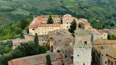 San Gimignano İtalya 'nın Toskana şehrinde bir ortaçağ kasabası. 
