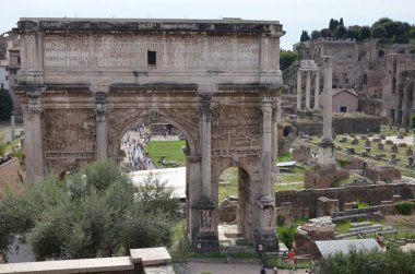 Roma Forumunda Septimius Severus Kemeri, Roma, İtalya