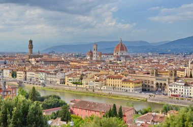Floransa, İtalya 'da Santa Maria del Fiore Katedrali (Çiçeğin Aziz Mary' si)