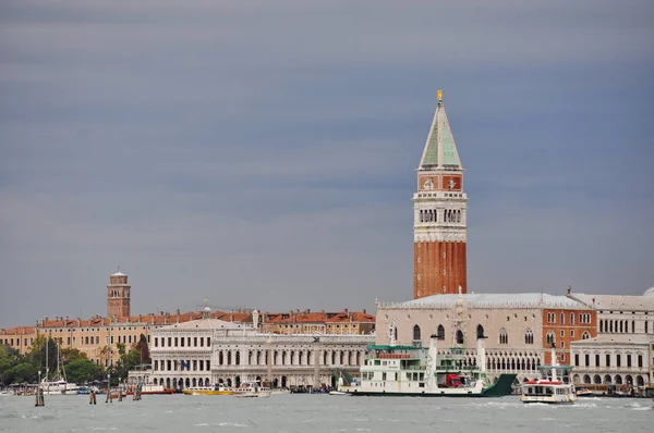 Venise Italie Septembre 2015 Clocher Campanile Saint Marc Près Basilique — Photo