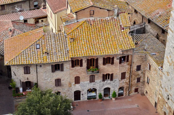 San Gimignano Medeltida Stad Toscana Italien — Stockfoto