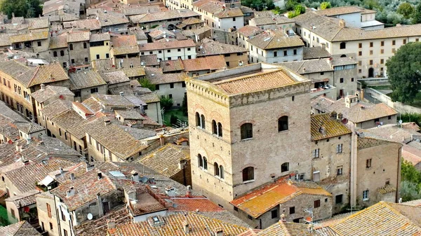 Сан Джиминьяно Средневековый Город Тоскане Италия — стоковое фото