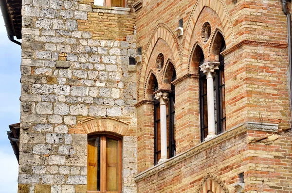 San Gimignano Uma Cidade Medieval Toscana Itália — Fotografia de Stock