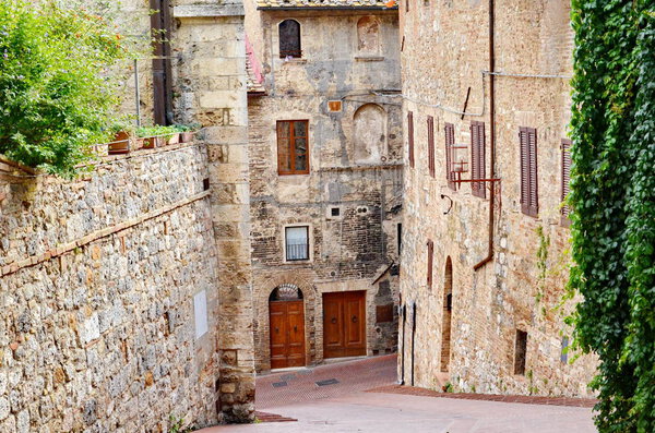 San Gimignano a medieval town in Tuscany, Italy