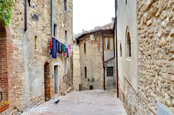 ジミニャーノ San Gimignano はイタリア トスカーナ州の中世都市 — ストック写真