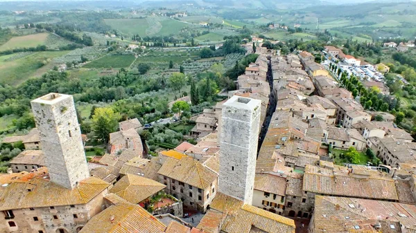 San Gimignano Uma Cidade Medieval Toscana Itália — Fotografia de Stock