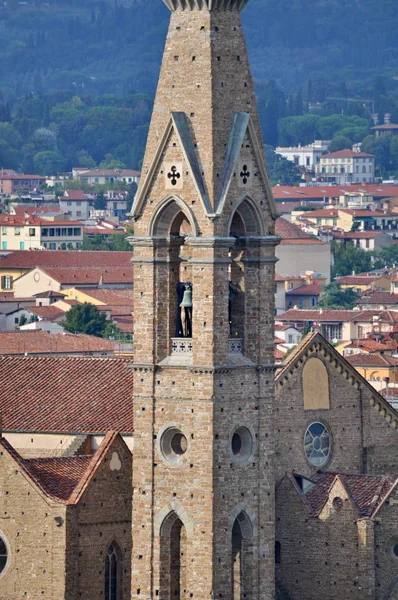 Basilika Santa Croce Piazza Santa Croce Florens Italien — Stockfoto