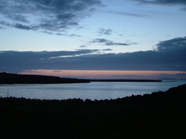 Inishmore Adası üzerinde gün batımı, Aran Adaları, İrlanda