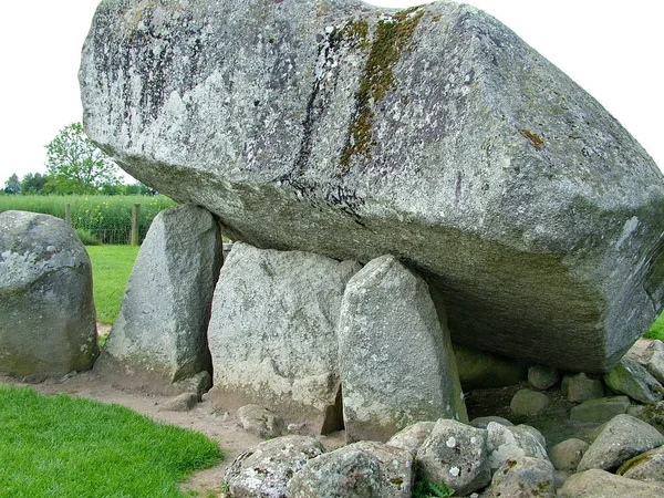 Brownshill Dolmen Megalithic Portal Tomb County Carlow Irlanda — Fotografia de Stock