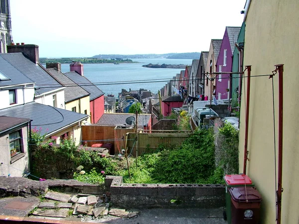 爱尔兰科布五彩斑斓的房屋 — 图库照片