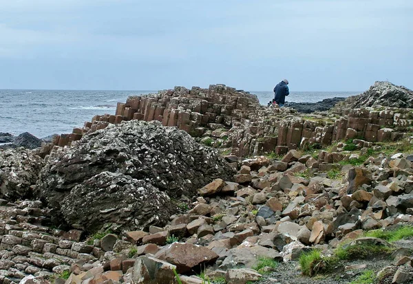 Condado Antrim Irlanda Del Norte Junio 2012 Los Turistas Exploran — Foto de Stock