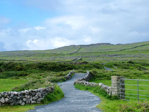 Dun Aonghasa Fort Isla Inishmore Irlanda — Foto de Stock