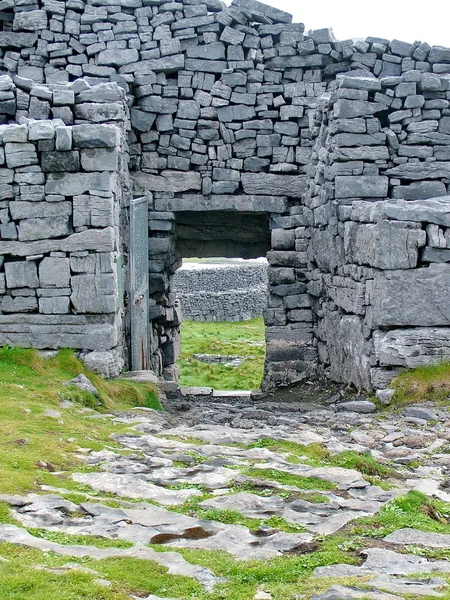 Dun Aonghasa Fort Isla Inishmore Irlanda — Foto de Stock