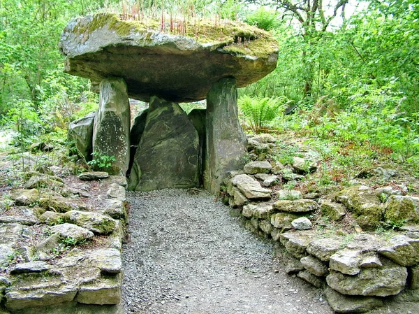 Hrabstwo Wexford Irlandia Maja 2012 Grób Portalu Irlandzkim Parku Dziedzictwa — Zdjęcie stockowe