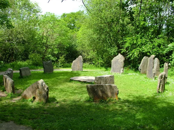 アイルランドのウェックスフォード郡2012年5月27日アイルランド国立遺産公園の石のサークル — ストック写真