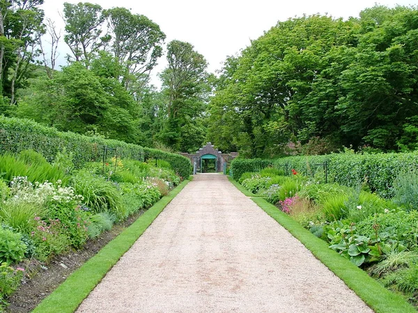 Victorian Walled Garden at Kylemore Abbey in Ireland