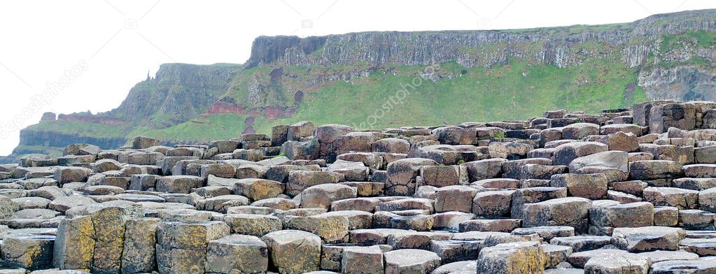 Panoramic of Giant's Causeway