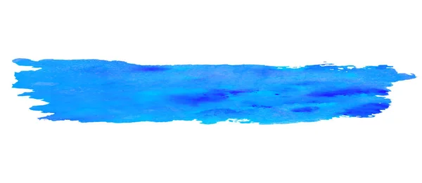 Dirty Brush Stripe Blue Turquoise — Stock Photo, Image