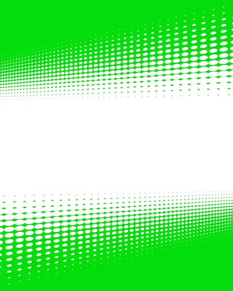 Green background frame with transition of dots