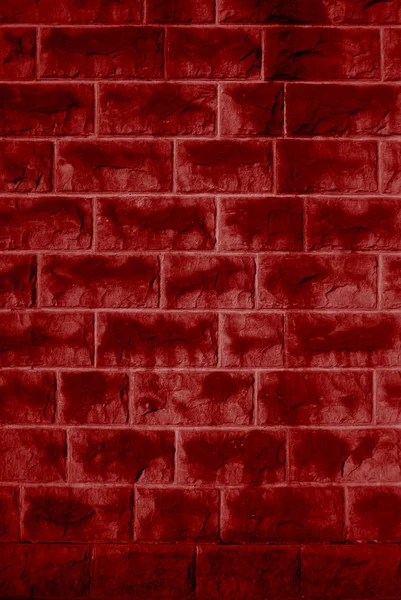 Fondo Pared Envejecido Con Viejas Piedras Rojas — Foto de Stock