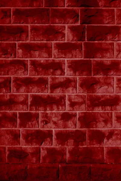 Zvětralé Stěně Pozadí Staré Červené Kameny — Stock fotografie