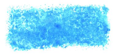 Mavi turkuaz renkli doku fırça ile boyalı