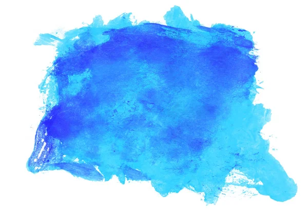 Piszkos Kék Akvarell Háttér Textúra — Stock Fotó