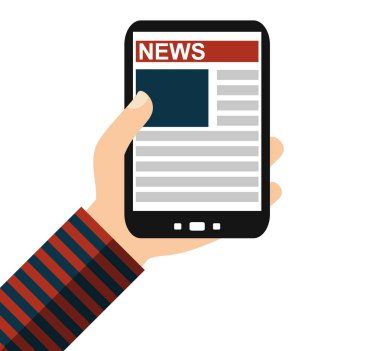 Smartphone: Haberler - Düz Tasarım