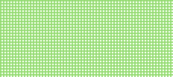 Tablecloth Banner Checkered Green White — Stock Photo, Image