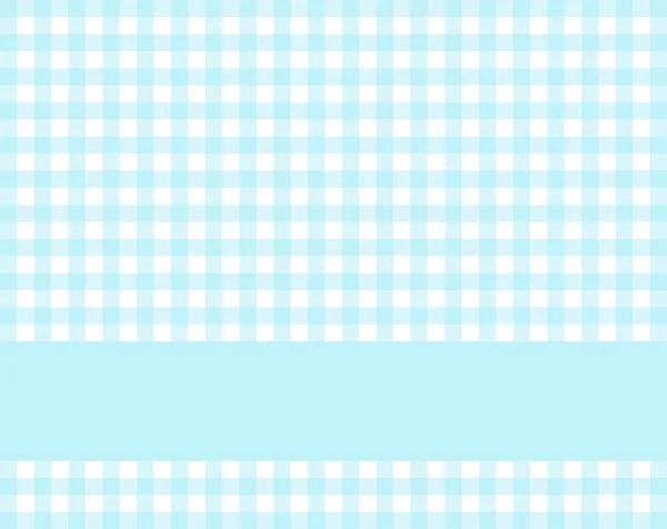 带条纹的浅蓝色和白色格子桌布背景 — 图库照片