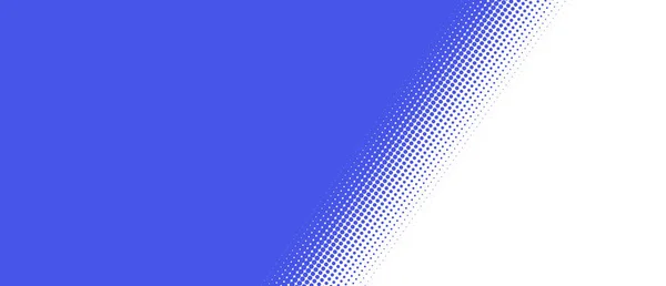 Farbverlauf Punkte Blau Weiß Mit Diagonalem Rand — Stockfoto