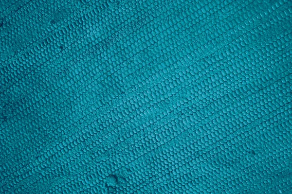 Blu Turchese Cotone Sfondo Texture — Foto Stock