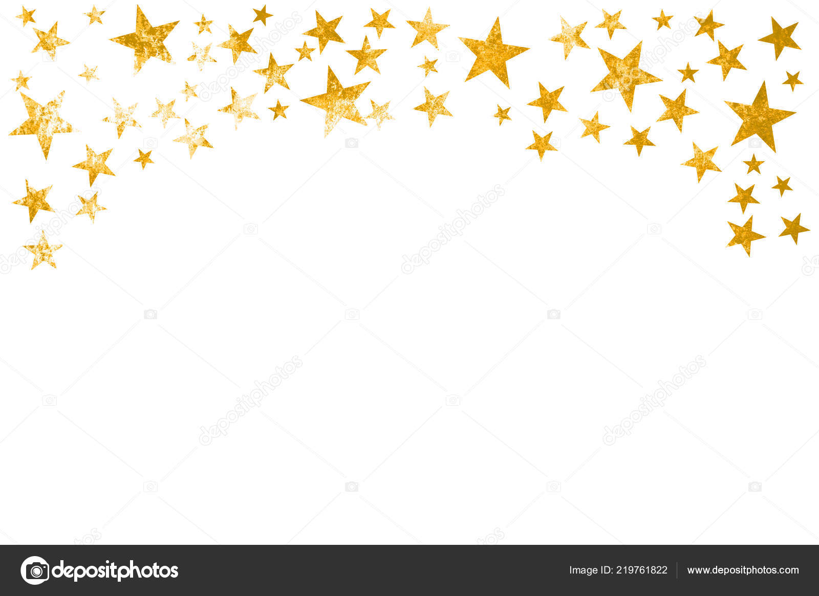 White Background Frame Golden Stars Christmas Stock Photo by ©keport  219761822