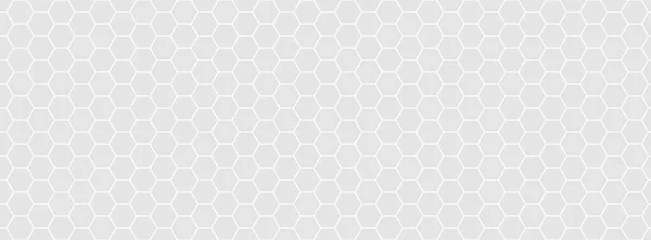 Seamless Light Grey White Honeycomb Texture — Stock Photo, Image