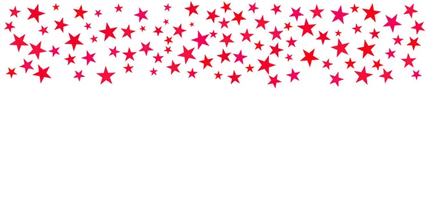 Белый Фон Многими Красными Звездами — стоковое фото