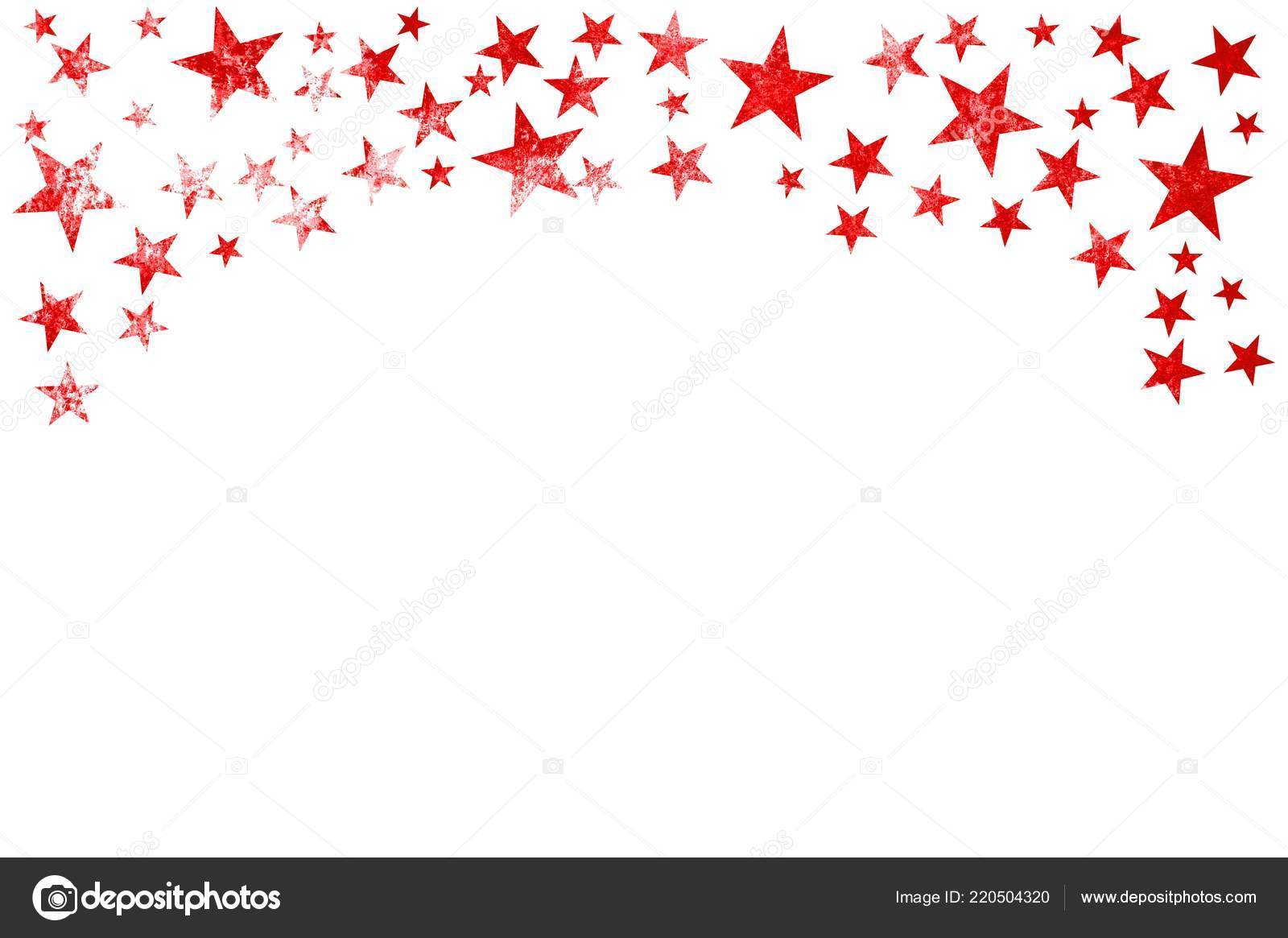 White Background Frame Red Stars Christmas Stock Photo by ©keport 220504320