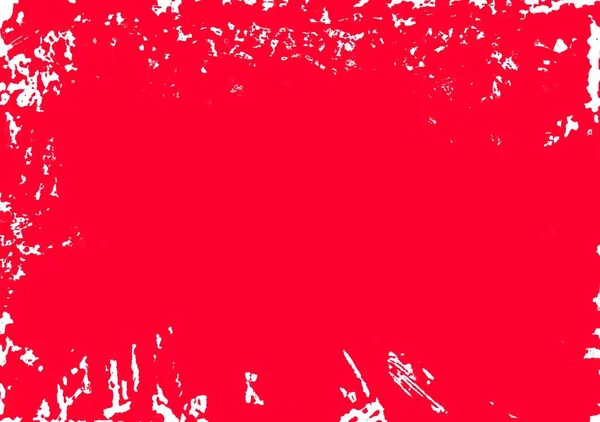 肮脏的红色格格纹理与白色污渍 — 图库照片