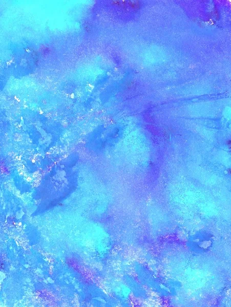 Textura Pintada Mano Con Colores Azul Púrpura Turquesa —  Fotos de Stock