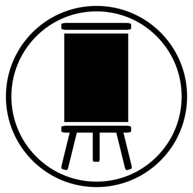 Yönetim Kurulu - iş sunumu için düz simgesi simgesi